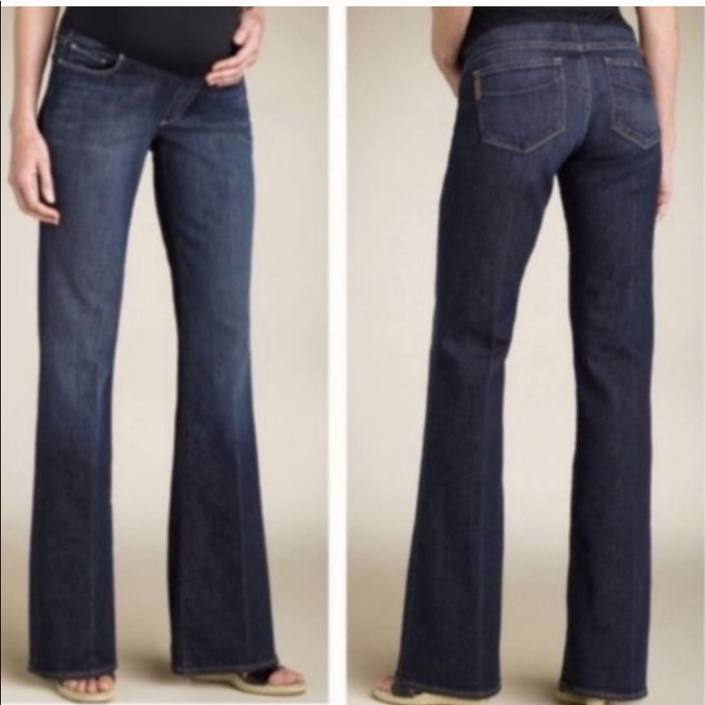 PAIGE Maternity Laurel Canyon Bootcut Flare Jeans 30 - Picture 11 of 11